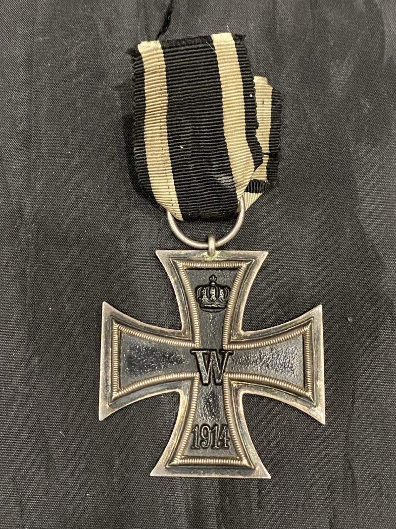 WW1 GERMAN LV8 IRON CROSS 2ND CLASS