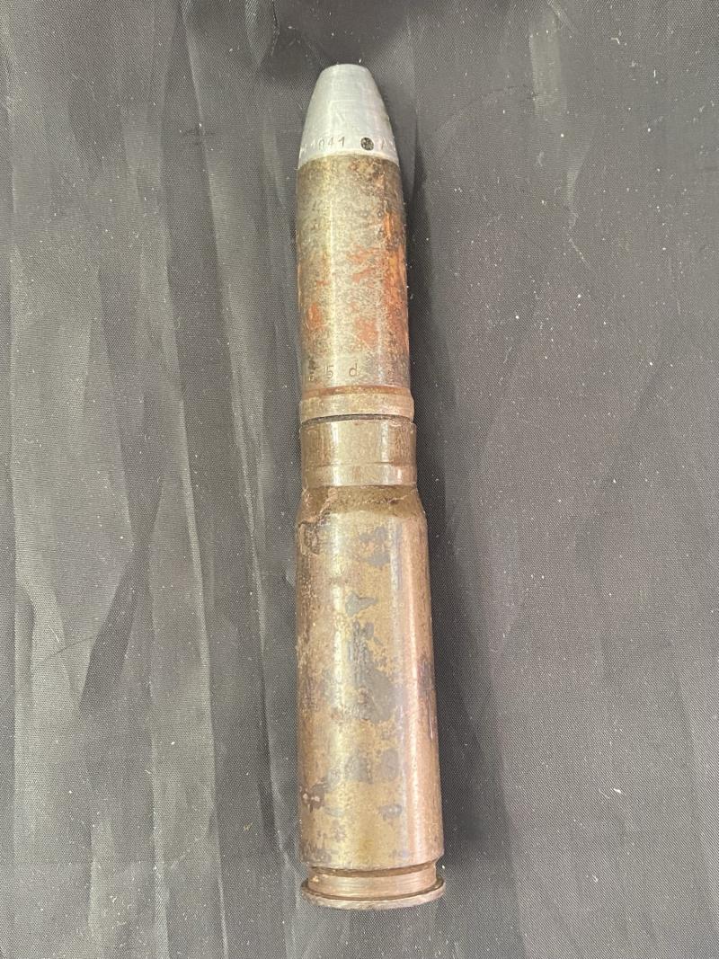 WW2 GERMAN 20MM HEI-T ANTI-AIRCRAFT ROUND (INERT)