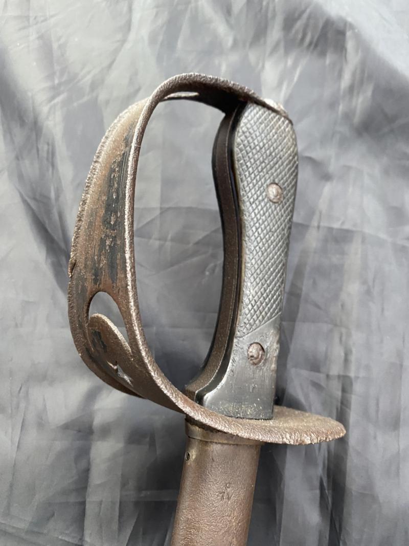 RARE WW1 ERA TURKISH OTTOMAN ARMY CAVALRY SWORD & SCABBARD DATED 1909 ANZAC