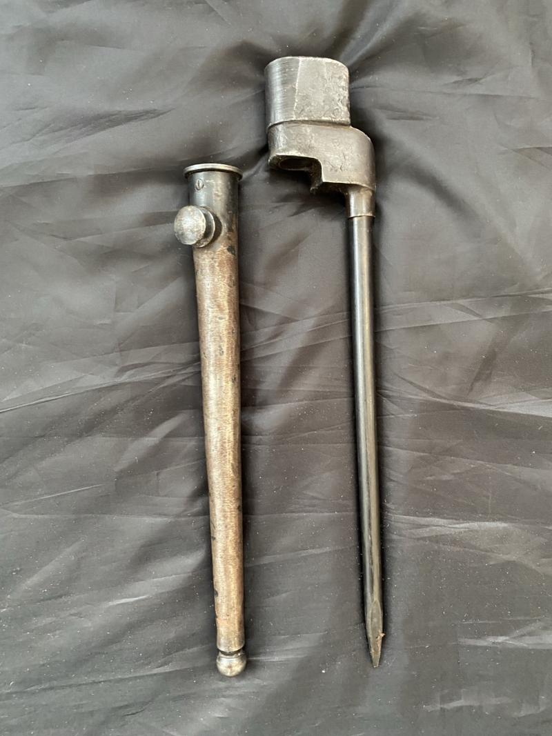 BRITISH NO.4 BAYONET & SCABBARD