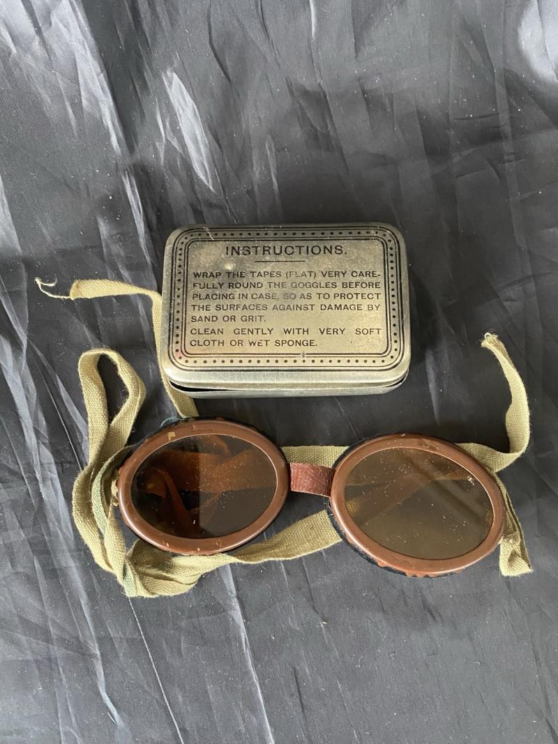 WW2 BRITISH DESERT DUST GOGGLES