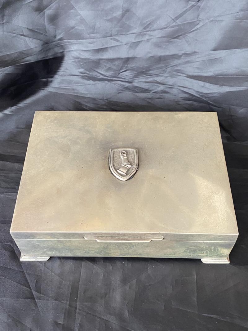 RARE REICHSMARSCHALL HERMANN GORING SILVER CIGAR CASE