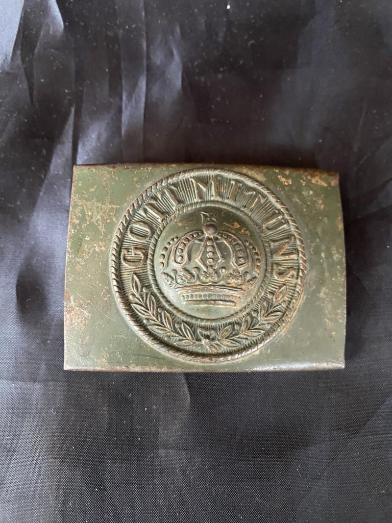 WW1 GERMAN/ PRUSSION STEEL BUCKLE