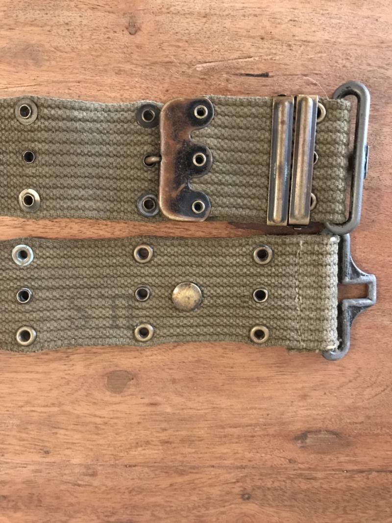 WW2 U.S. OD No.7 PISTOL BELT