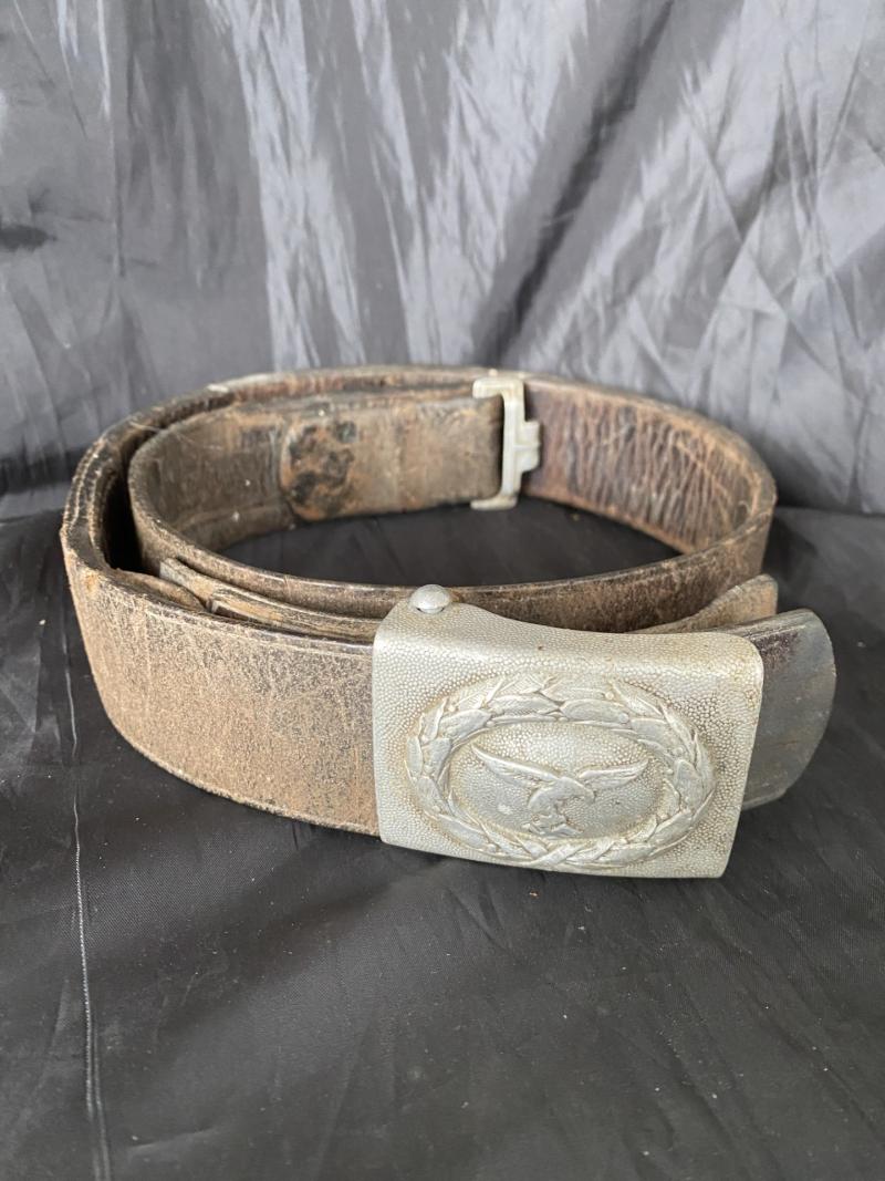 RARE WW2 GERMAN 1ST PATTERN LUFTWAFFE BELT