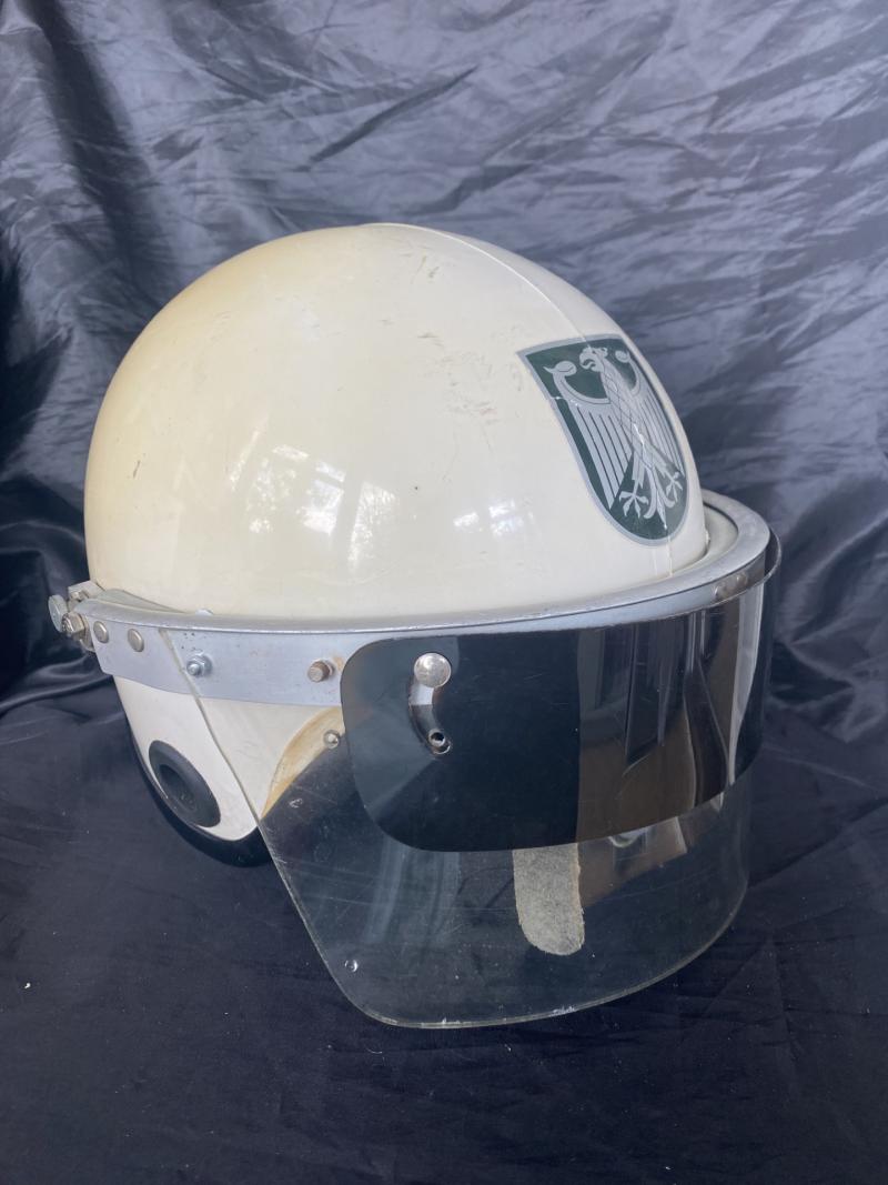GERMAN BUNDESGRENZSCHUTZ POLICE MOTORCYCLE HELMET