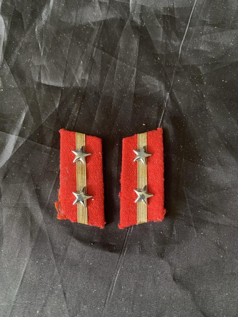 WW2 JAPANESE SERGEANTS COLLAR TABS