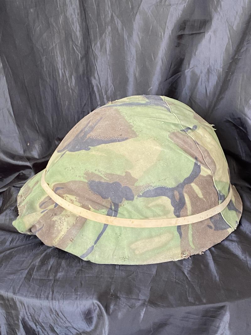 BRITISH MK.IV TURTLE CAMO HELMET WITH COVER