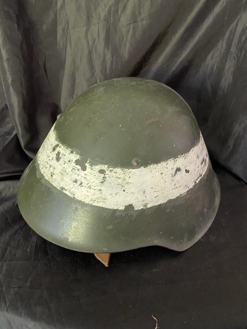 GERMAN DDR M56 MILITARY POLICE HELMET