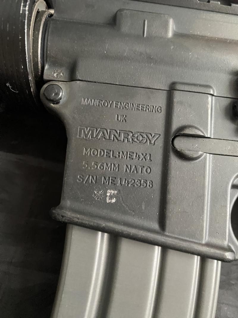 DEACTIVATED BRITISH M4A1 ASSAULT RIFLE (NEW EU DEACTIVATION)