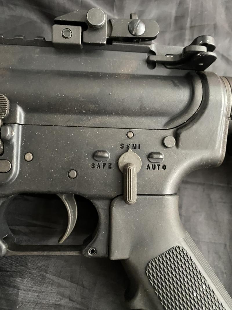 DEACTIVATED BRITISH M4A1 ASSAULT RIFLE (NEW EU DEACTIVATION)