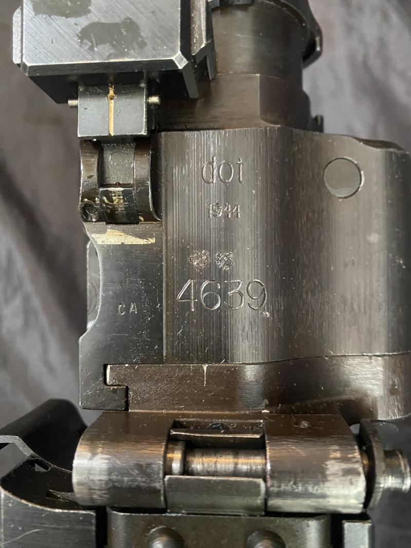 DEACTIVATED GERMAN DOT 1944 MG34 MACHINE GUN (MATCHING) (UK DEACTIVATION)