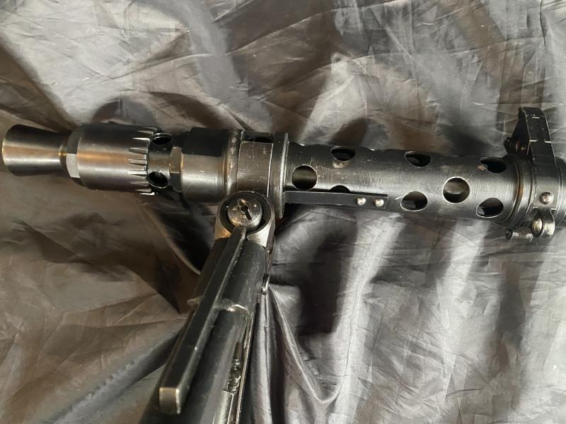DEACTIVATED GERMAN DOT 1944 MG34 MACHINE GUN (MATCHING) (UK DEACTIVATION)