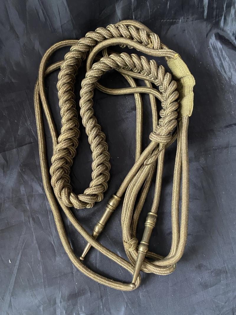 WW2 GERMAN GENERAL'S AIGUILLETTE