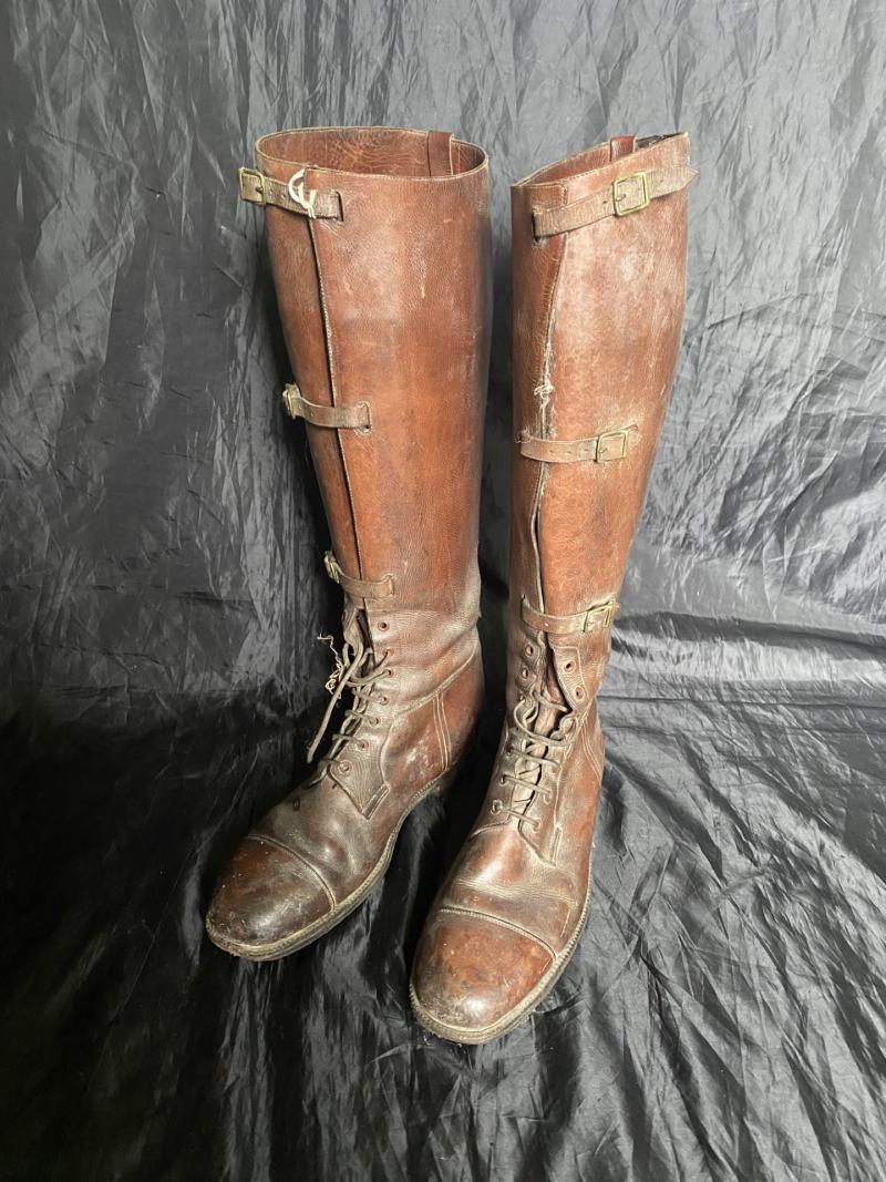 WW1 BRITISH OFFICER'S TRENCH BOOTS