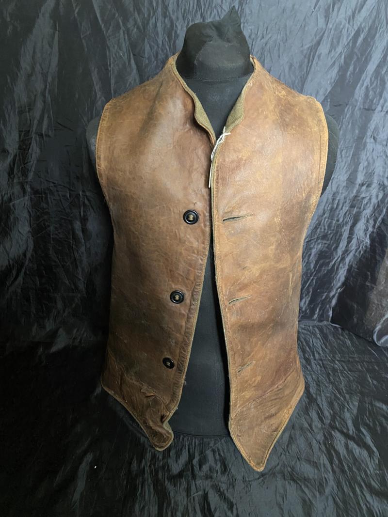WW2 BRITISH LEATHER JERKIN