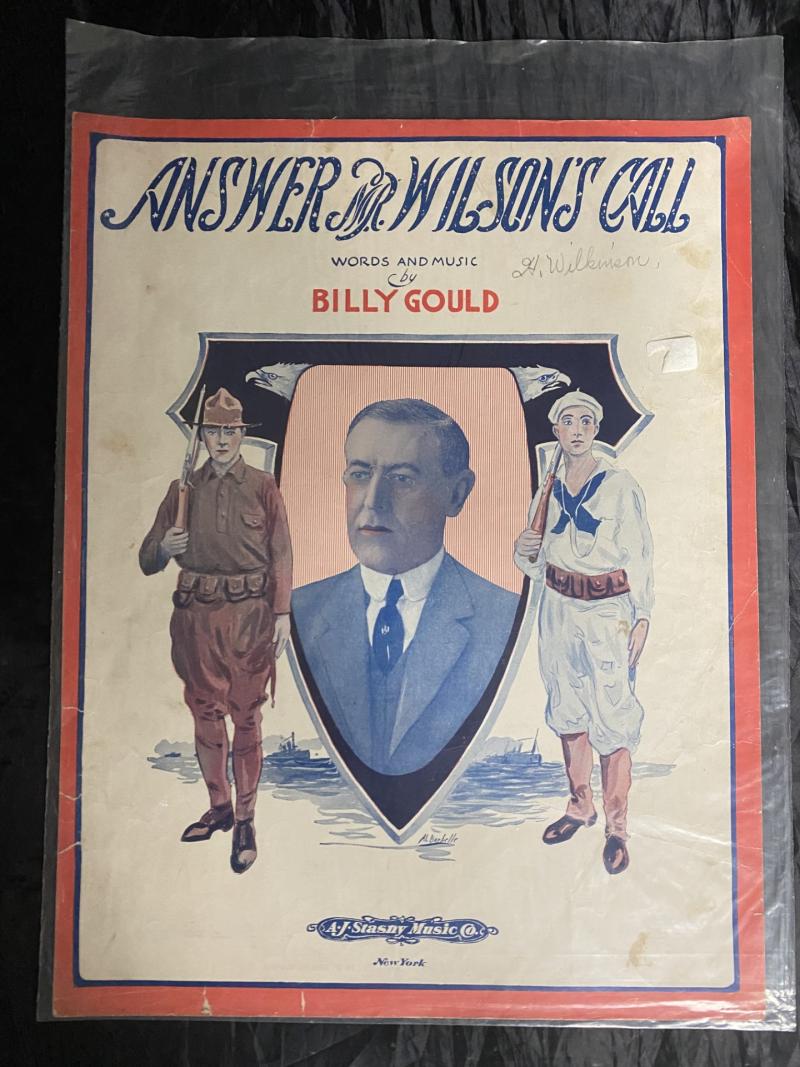 ANSWER MR WILSONS CALL MUSIC SHEET