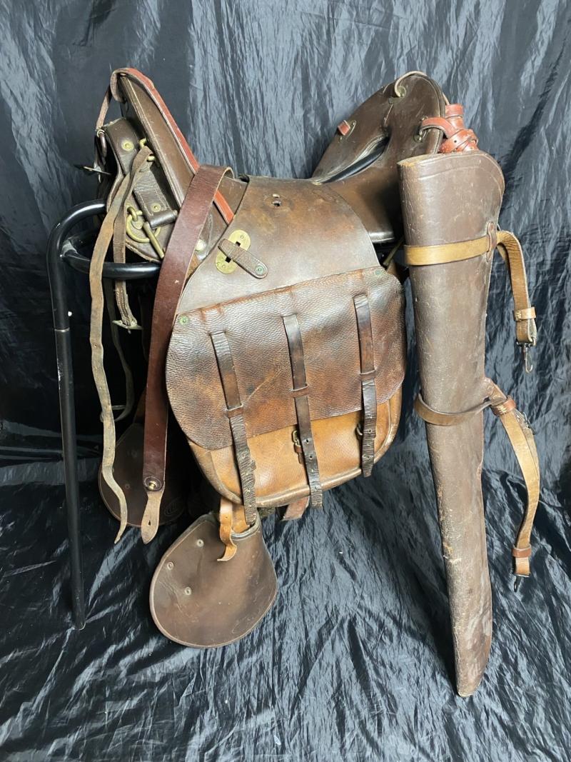 U.S. CAVALRY MARKED 12 INCH MODEL 1904 MCCLELLEN SADDLE