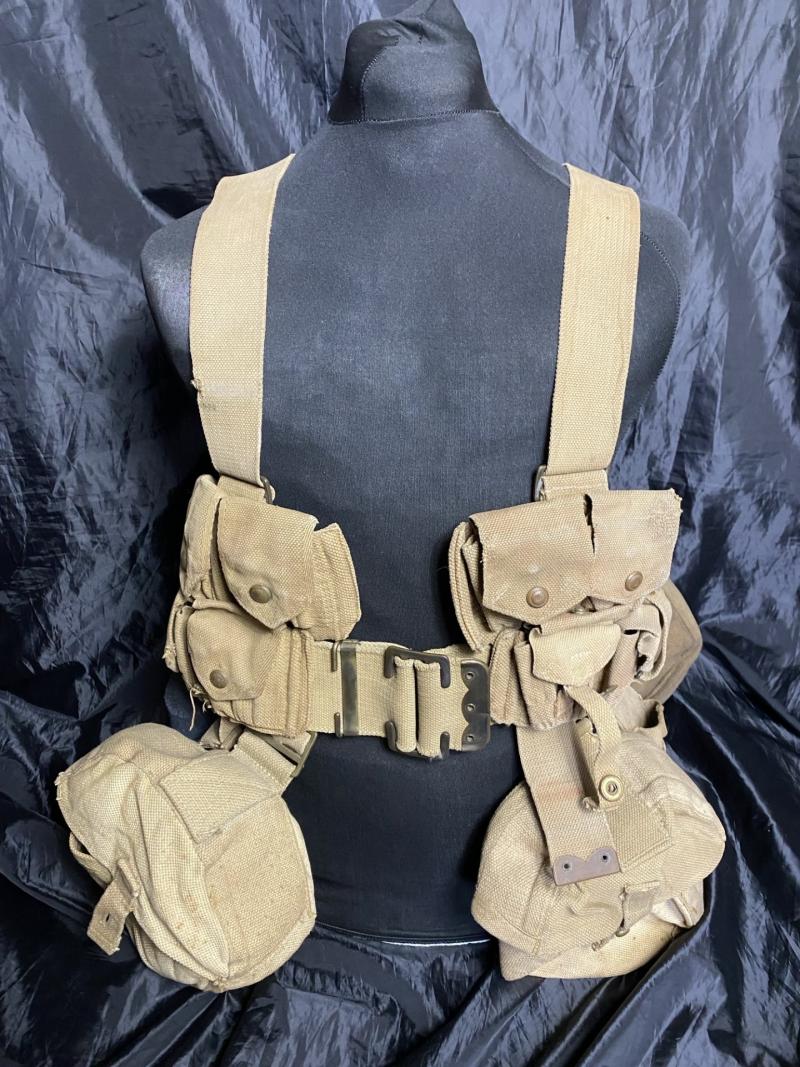 COMPLETE WW1 BRITISH 1908 PATTERN WEBBING SET