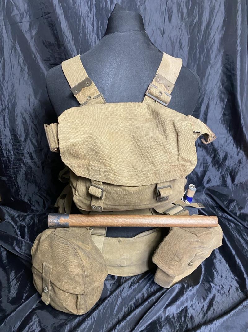 COMPLETE WW1 BRITISH 1908 PATTERN WEBBING SET