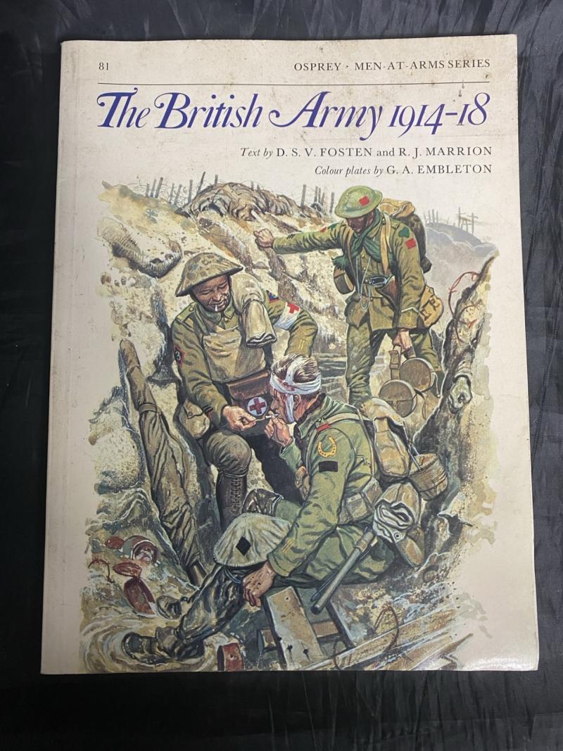 THE BRITISH ARMY 1914-18 BOOK