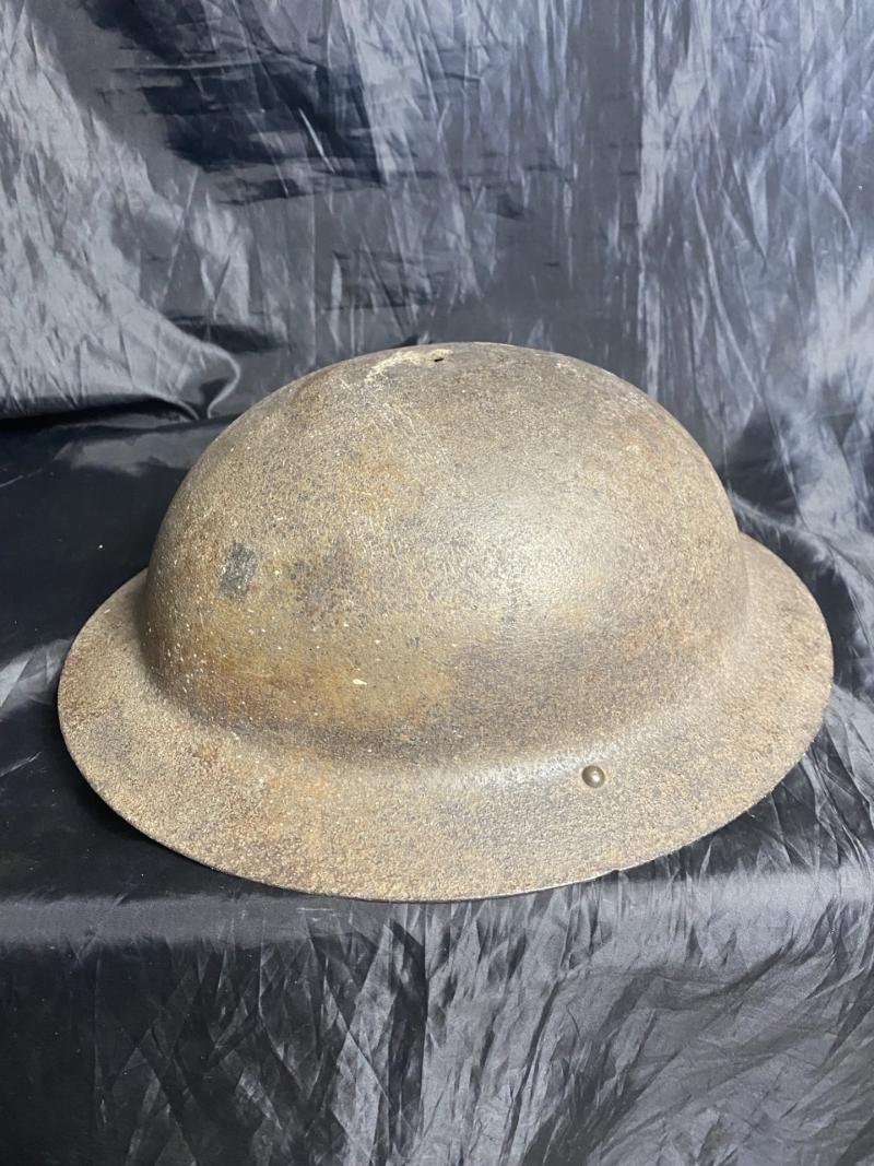 (WAS £125) WW1 BRITISH MK.I BRODIE RAW EDGE HELMET SHELL