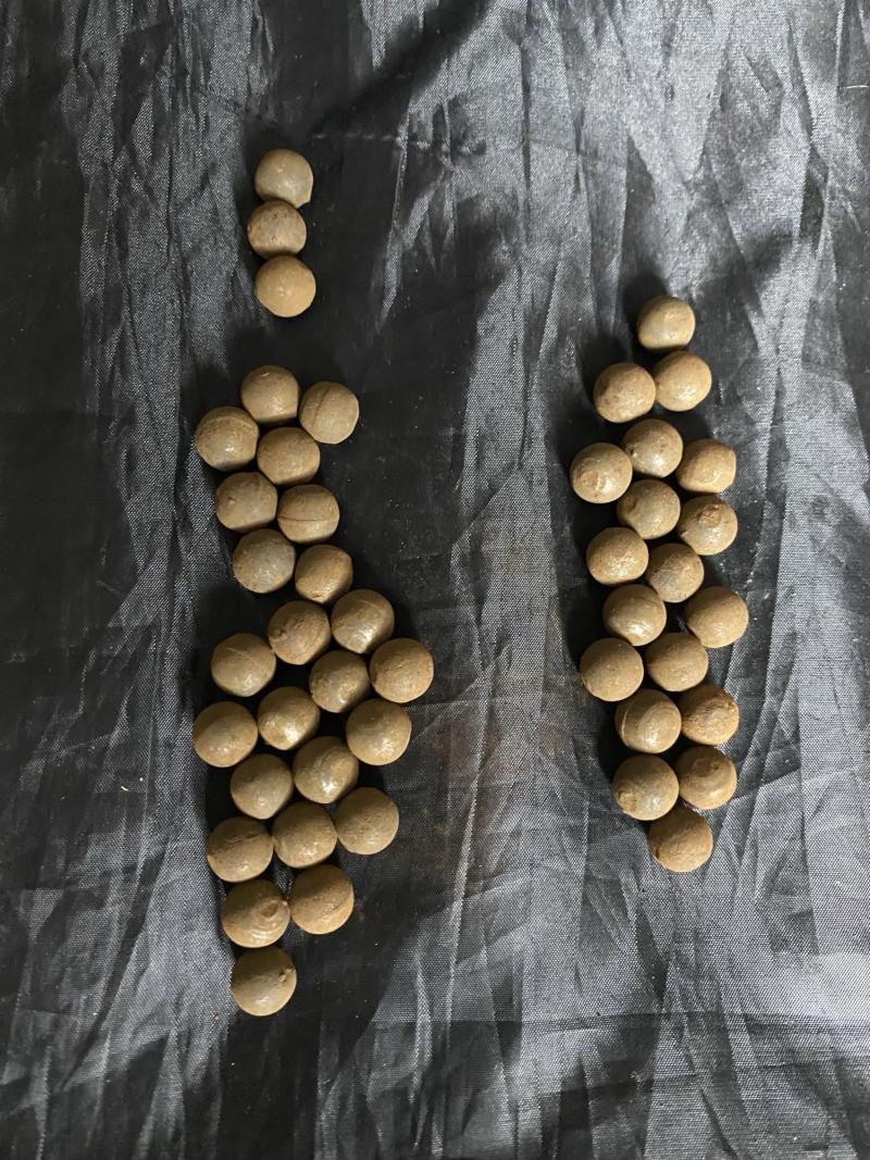 25 PIECES OF WW2 GERMAN S-MINE BALL BEARINGS