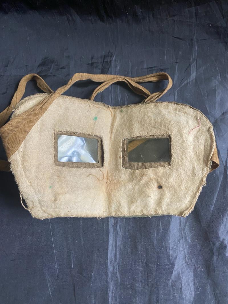 RARE WW1 BRITISH ANTI-GAS SPICER GOGGLES