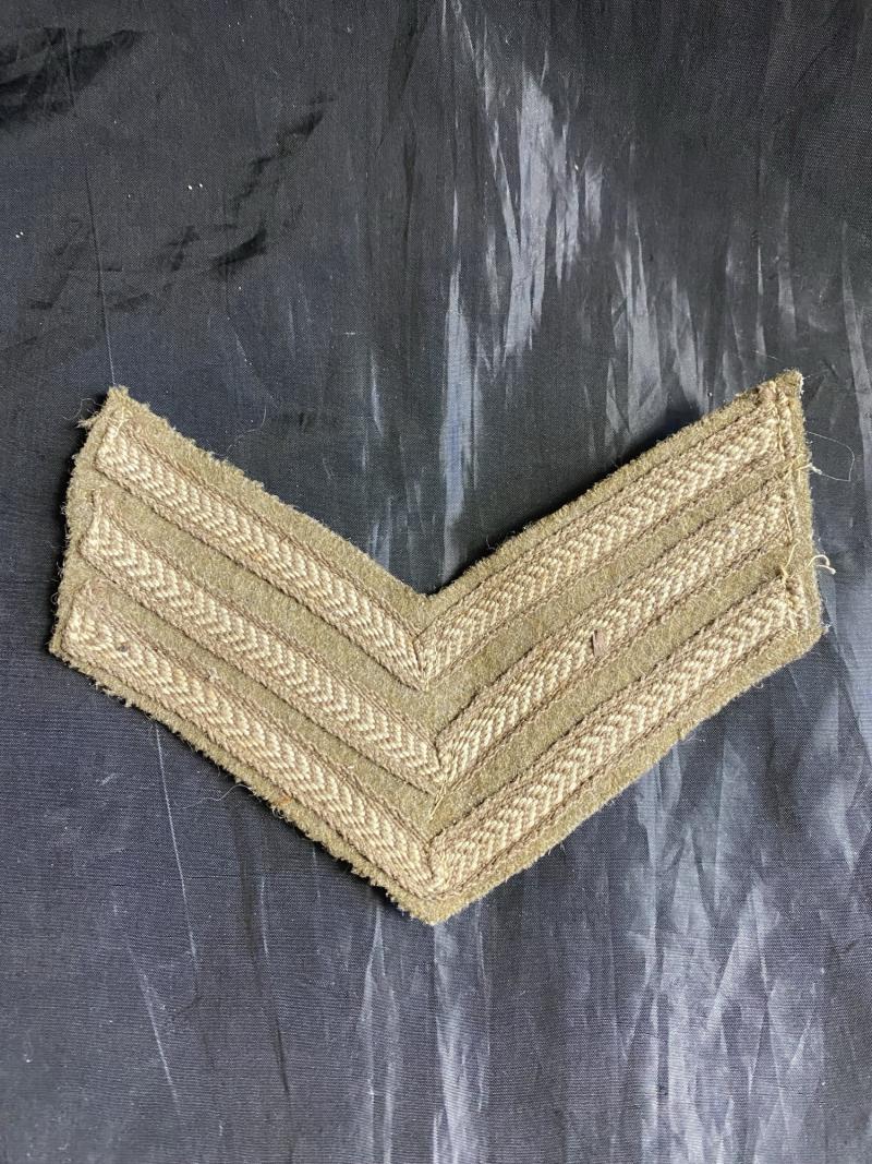 WW2 BRITISH ARMY RANK CHEVRON