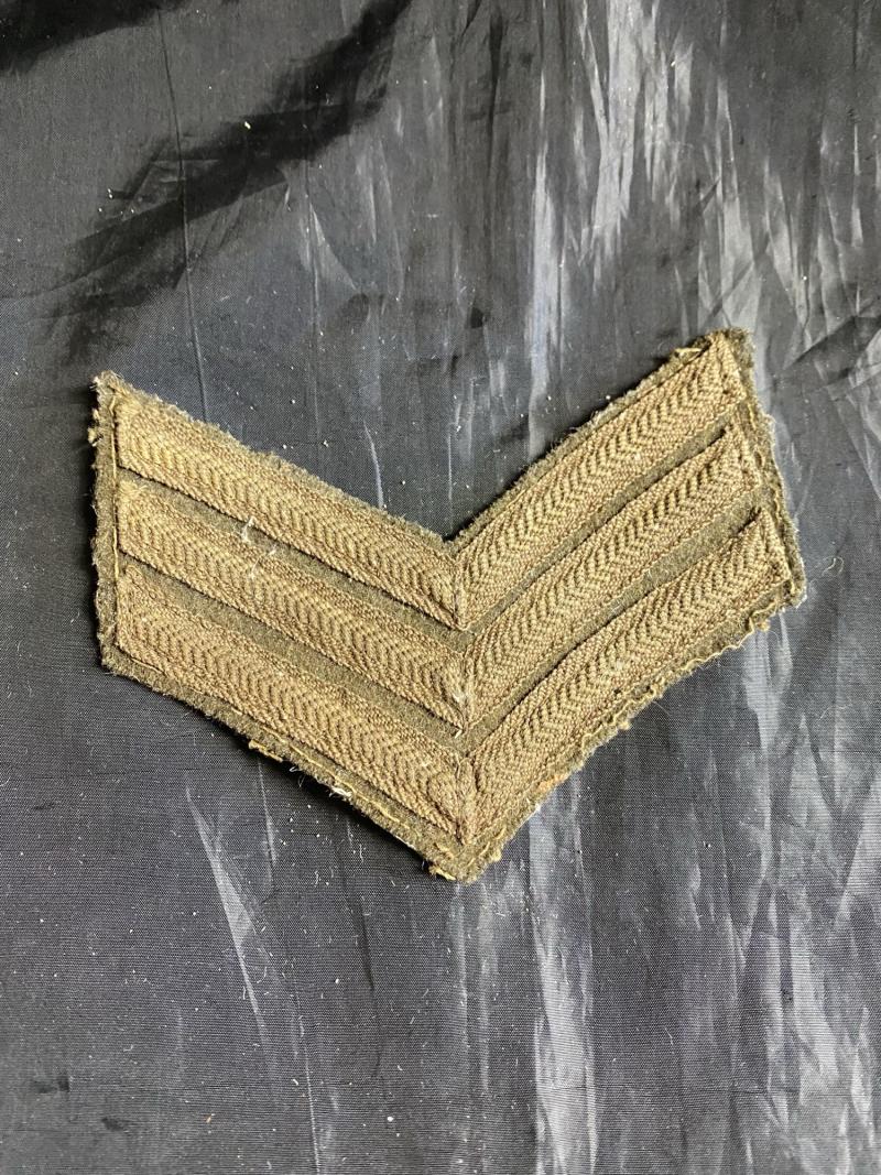 WW2 BRITISH ARMY RANK CHEVRON