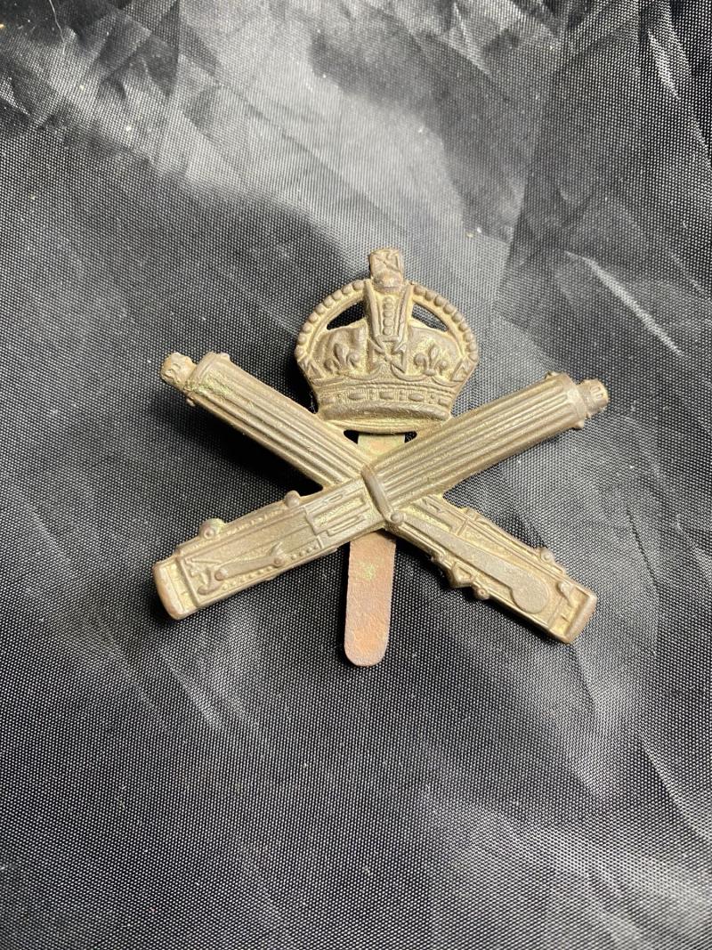 WW1 BRITISH MACHINE GUN CORPS (MGC) CAP BADGE