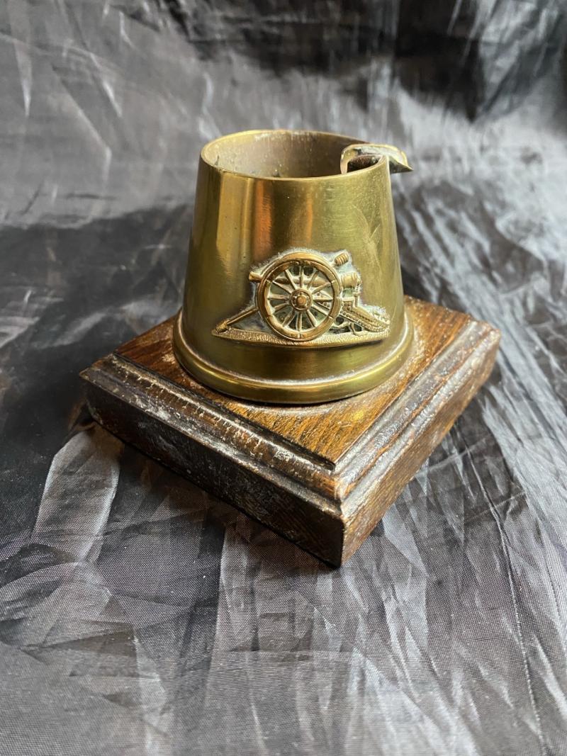 WW1 TRENCH ART ROYAL ARTILLERY ASH TRAY