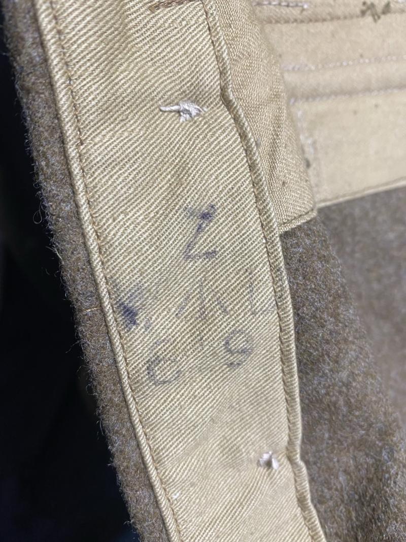 WW2 BRITISH RAC 1940 PATTERN OFFICERS BATTLEDRESS BLOUSE