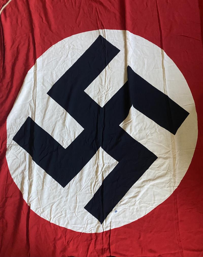 Chase Militaria WW2 GERMAN NSDAP POLITICAL PARTY LARGE FLAG (1.8M X 3.2M)