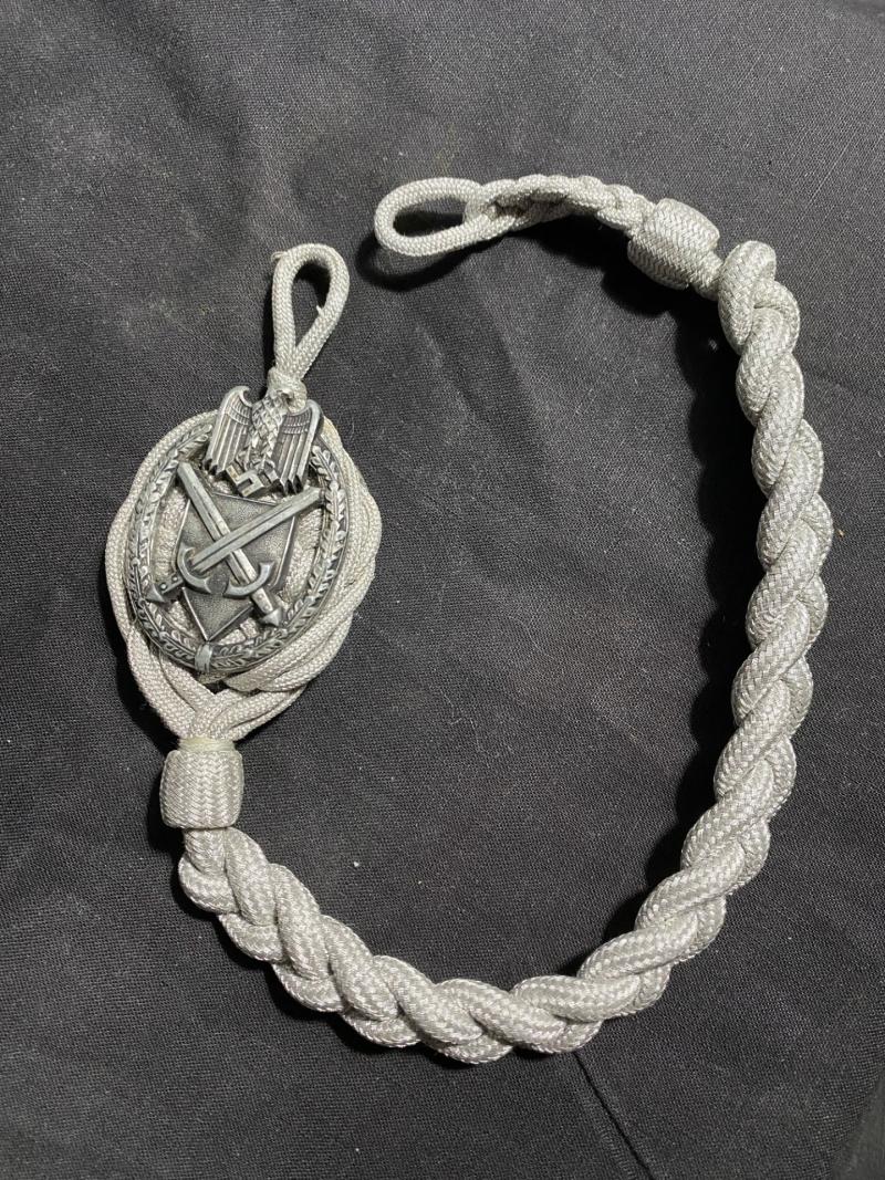 WW2 GERMAN SHOOTING LANYARD