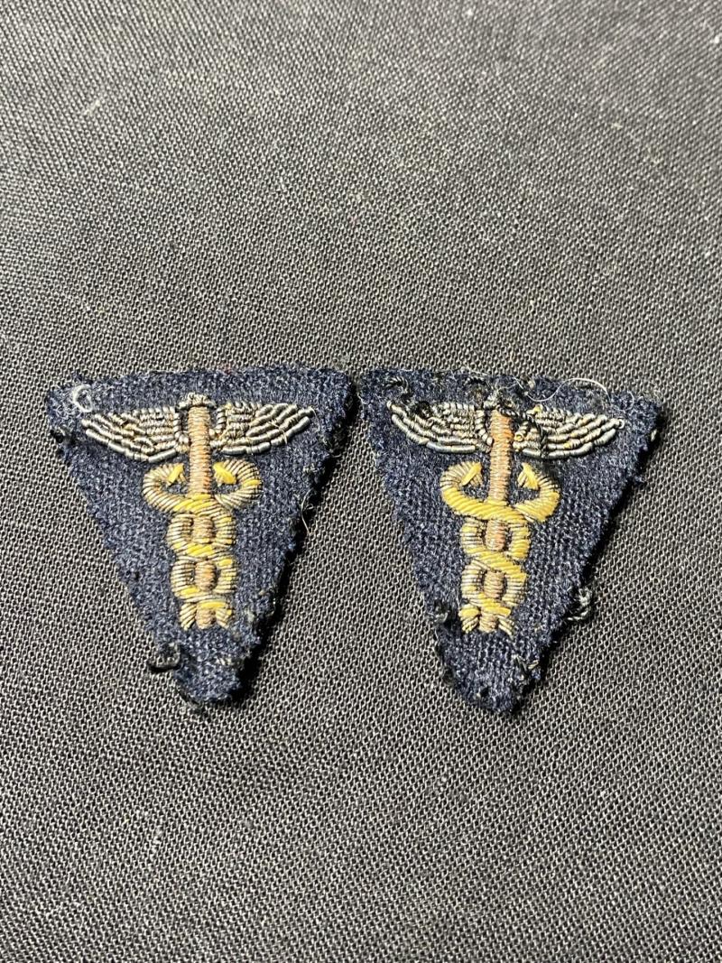 WW2 GERMAN KRIEGSMARINE MEDICAL OFFICER'S SLEEVE BADGES