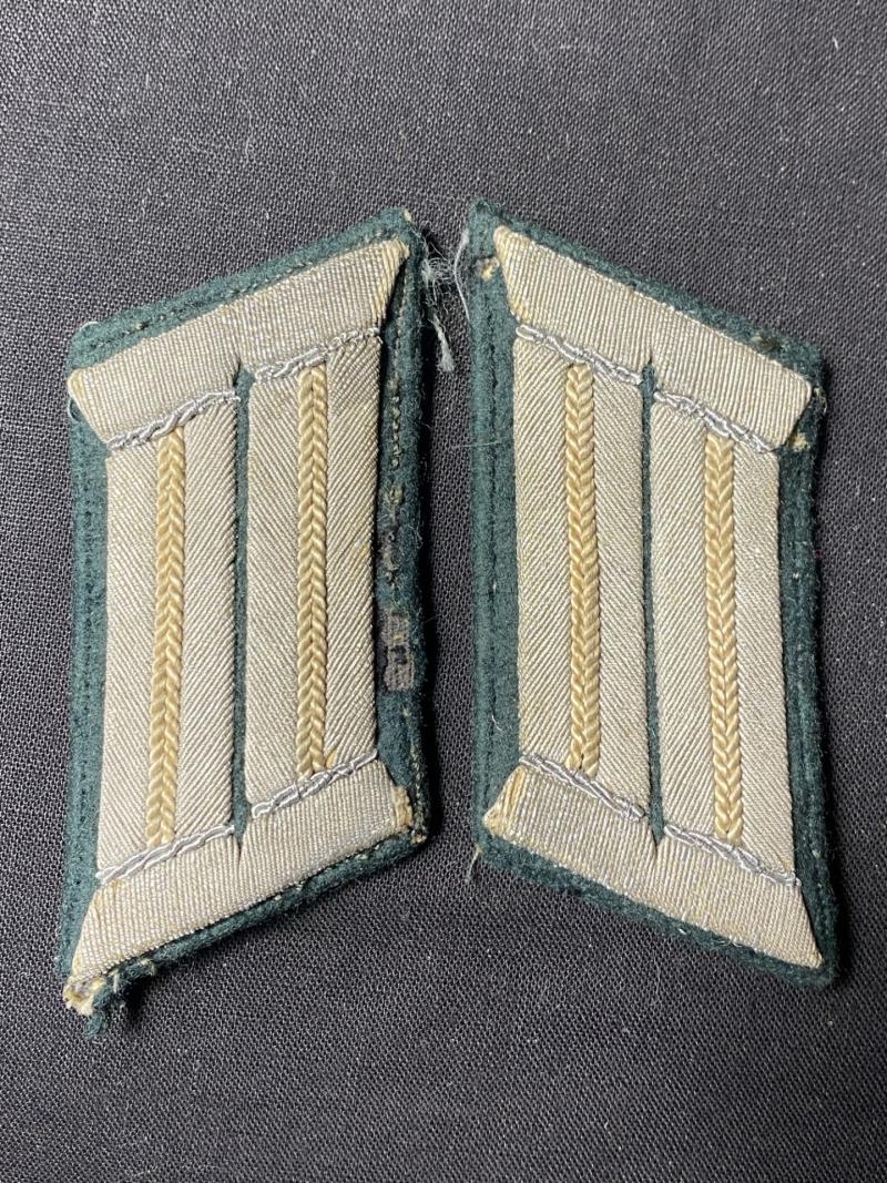 WW2 GERMAN INFANTRY OFFICER COLLAR PATCHES