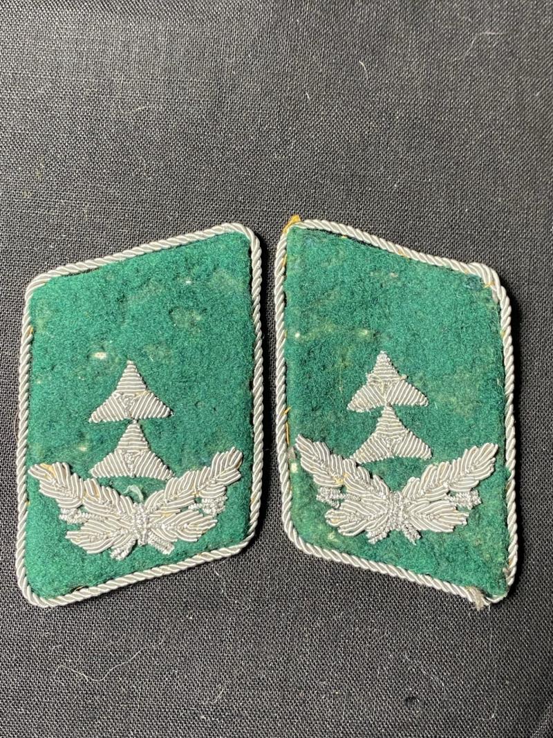 WW2 GERMAN LUFTWAFFE OFFICER'S ADMINISTRATIVE COLLAR TABS