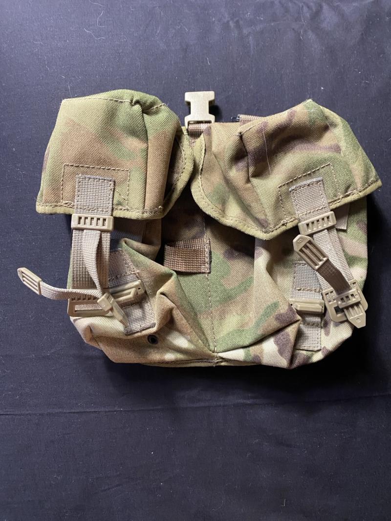 BRITISH ARMY MTP DOUBLE MAGAZINE POUCH