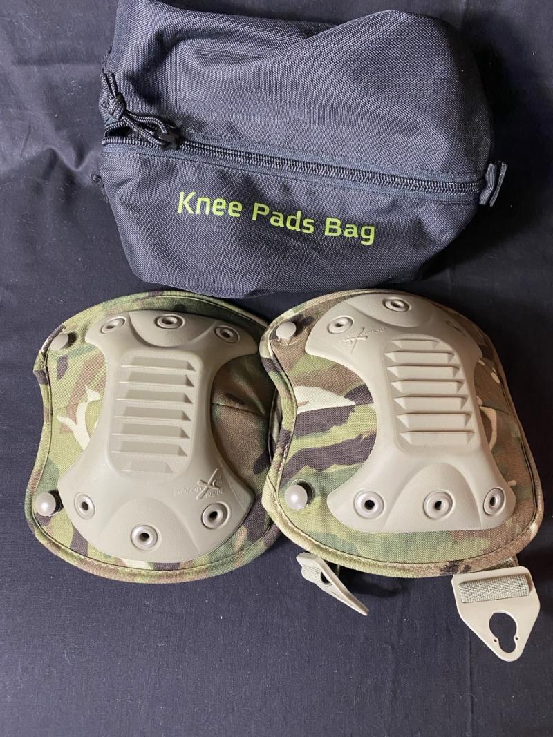 BRITISH ARMY MTP VIRTUS KNEE PADS IN BAG