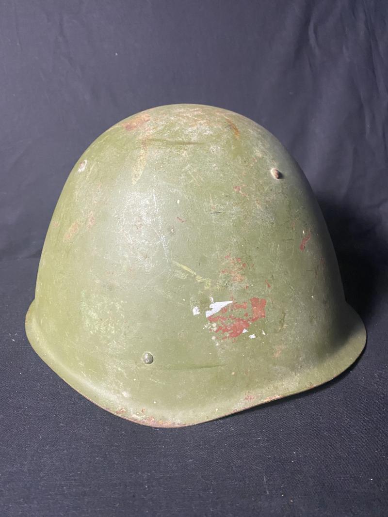 RUSSIAN SSH-40 STEEL HELMET (BRING BACK FROM AFGHANSITAN)