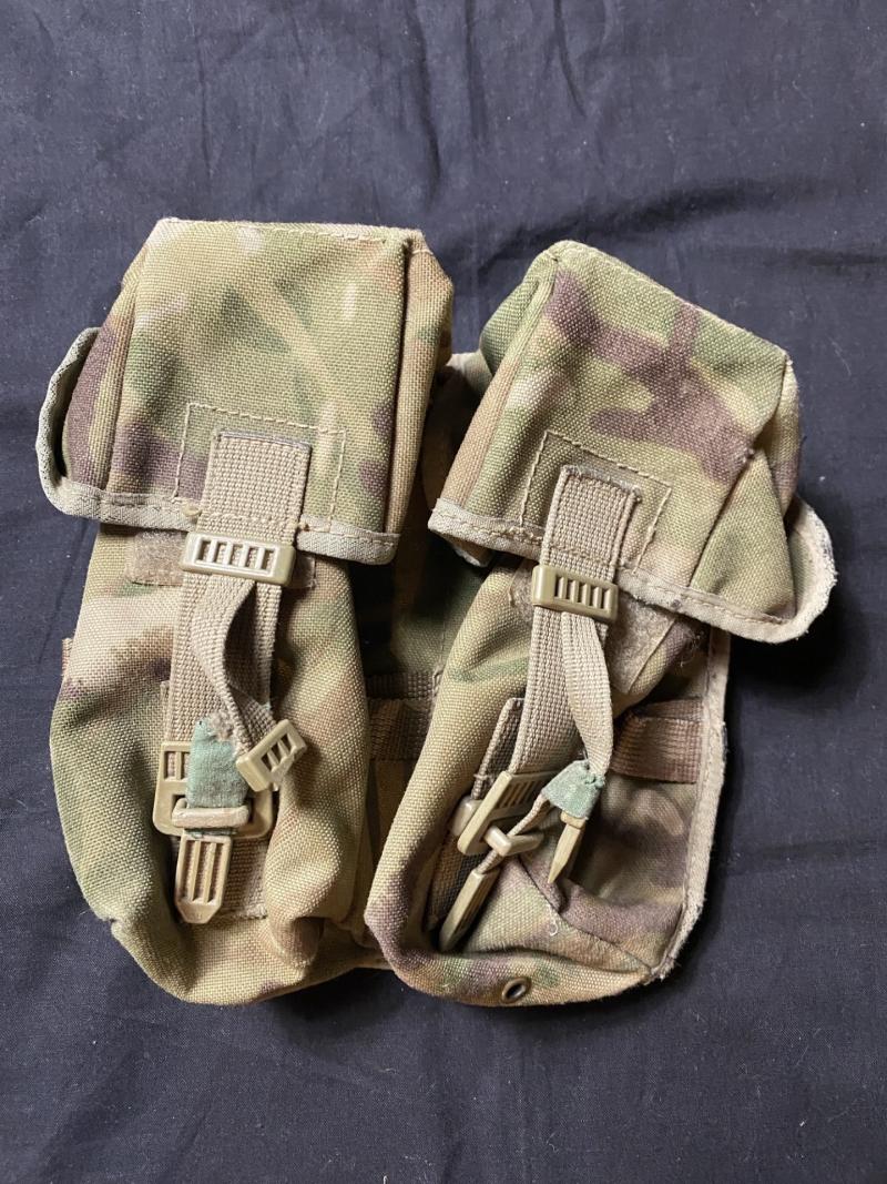 BRITISH MTP DOUBLE AMMUNITION POUCHES