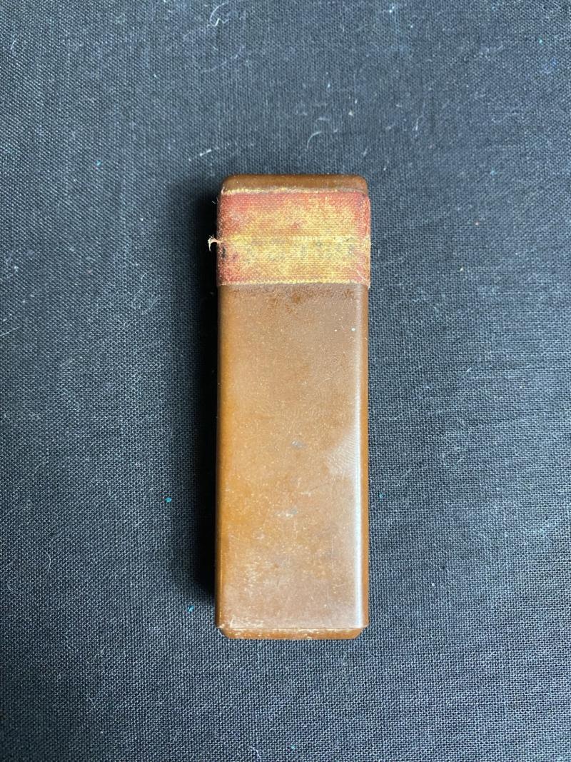 WW2 GERMAN SKIN DECONTAMINATION TABLET CONTAINER