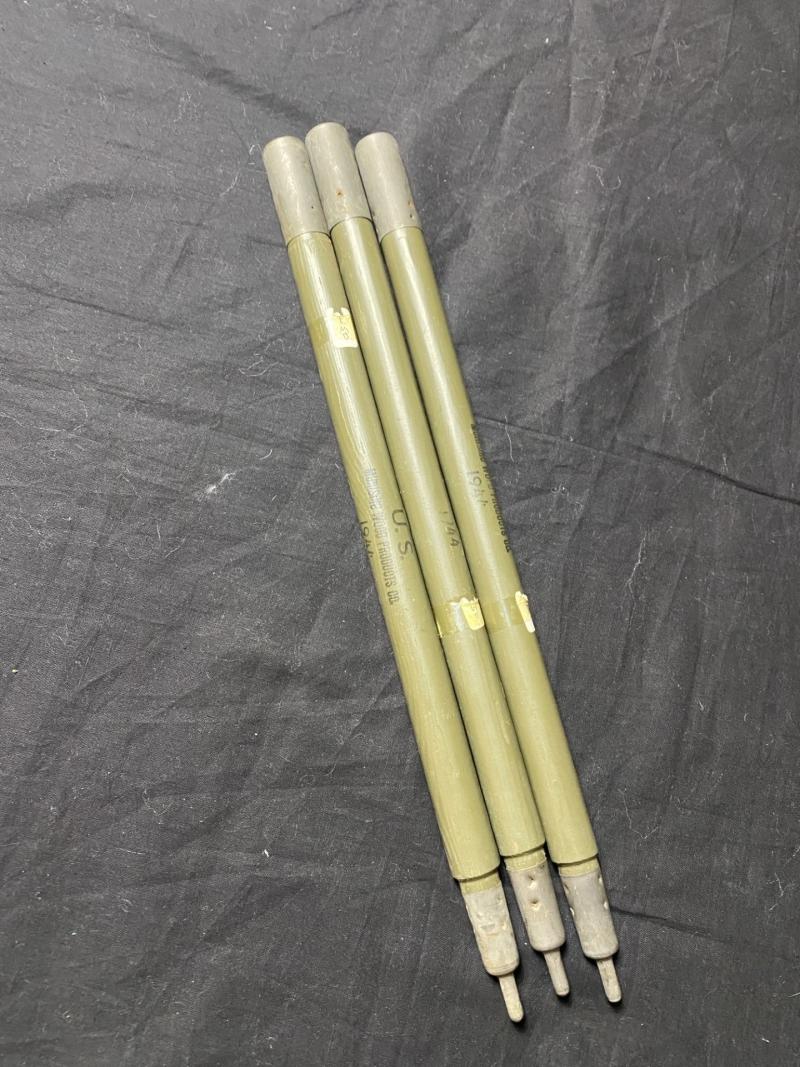 3 X WW2 U.S. WOODEN TENT POLES