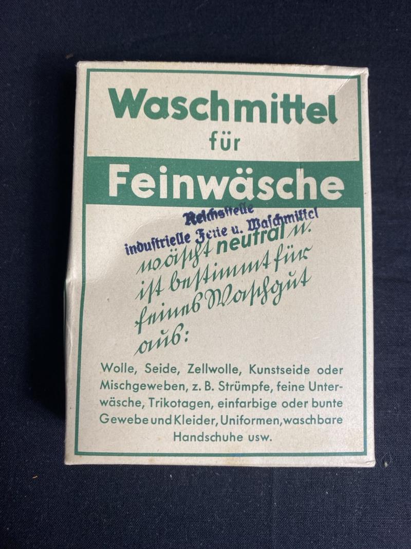 WW2 GERMAN WASCHMITTEL FUR FEINWASCHE 