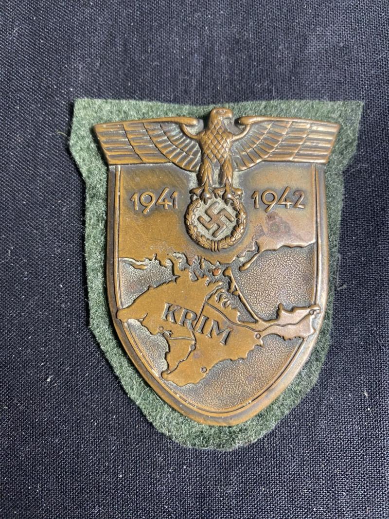 WW2 GERMAN KRIM SHIELD
