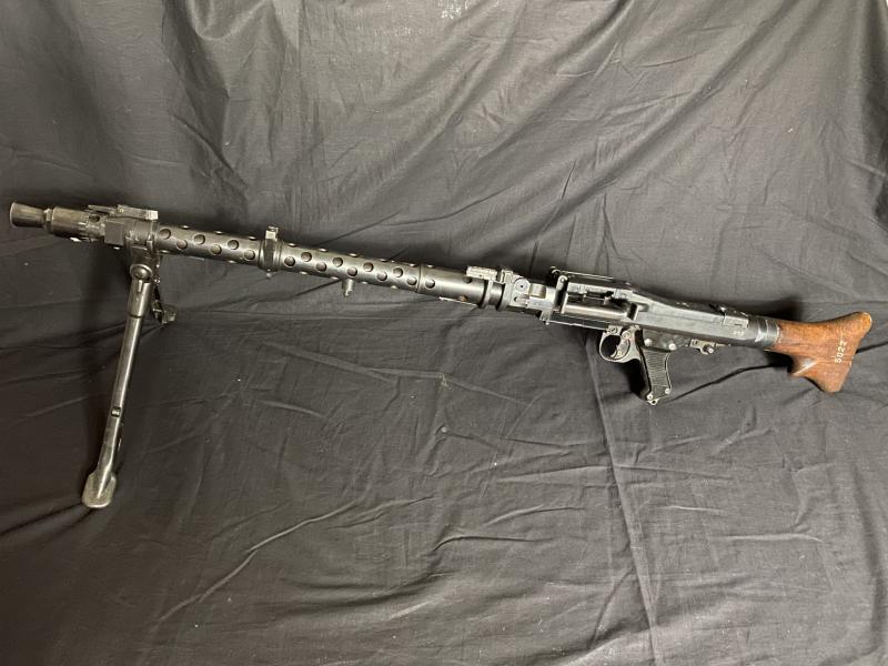 RARE WW2 GERMAN 1939-1940 RHEINMETALL-MAGET, TEGAL PLANT 5A MG34 MACHINE GUN (PRE EU/UK DEACTIVATION)