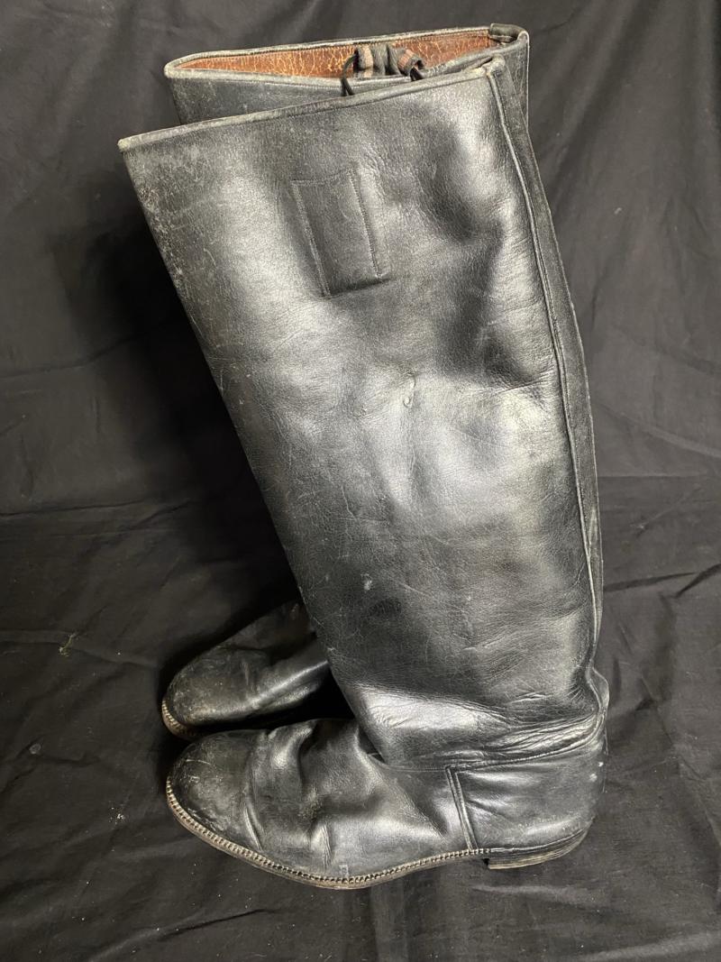 WW2 GERMAN OFFICER'S HIGH PARADE BOOTS