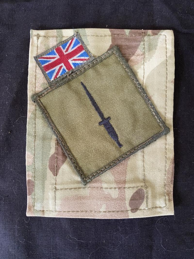 BRITISH ROYAL MARINES VELCRO RECTANGULAR PATCH