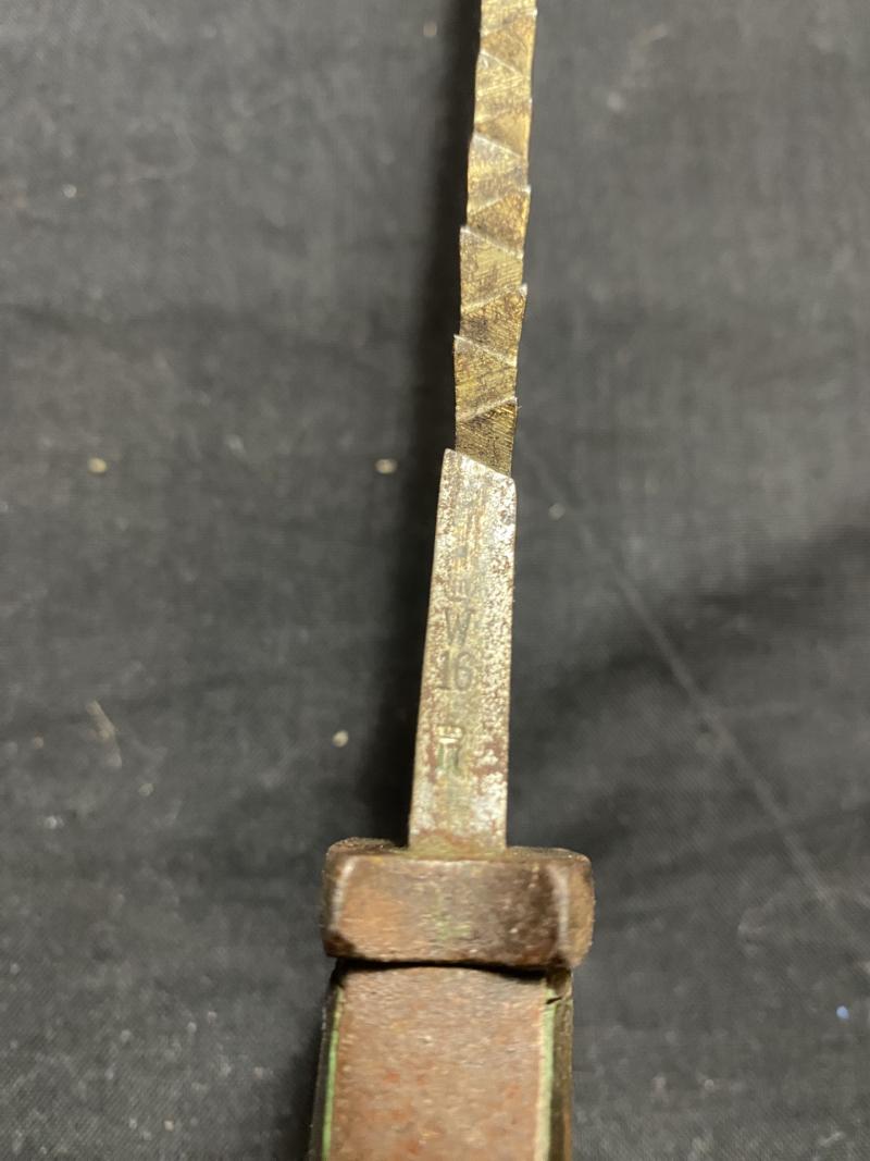 WW1 GERMAN S98 SAWBACK BUTCHER BAYONET